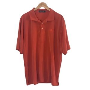Bugatchi | Orange polo short sleeve shirt size extra large